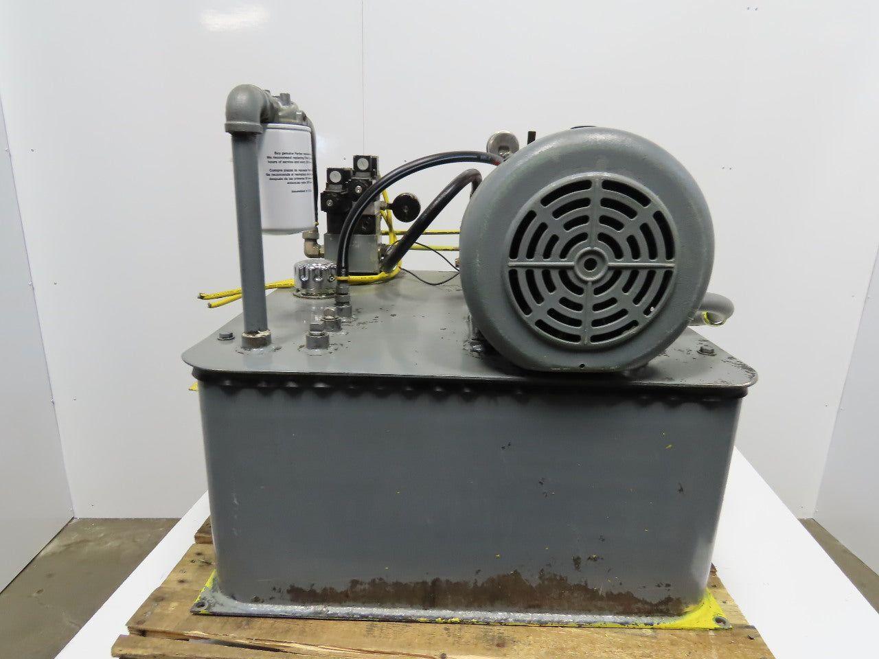 Continental PVR6-6B15-RF-0-1-H Hydraulic Power Unit 30Gal 5Hp 460V 6GPM 1500PSI