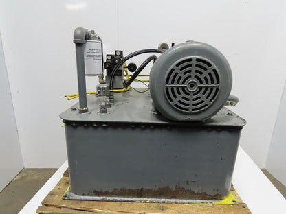 Continental PVR6-6B15-RF-0-1-H Hydraulic Power Unit 30Gal 5Hp 460V 6GPM 1500PSI