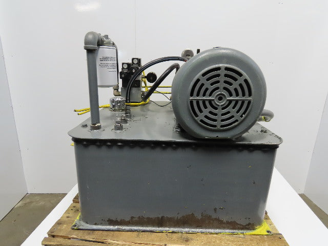 Continental PVR6-6B15-RF-0-1-H Hydraulic Power Unit 30Gal 5Hp 460V 6GPM 1500PSI