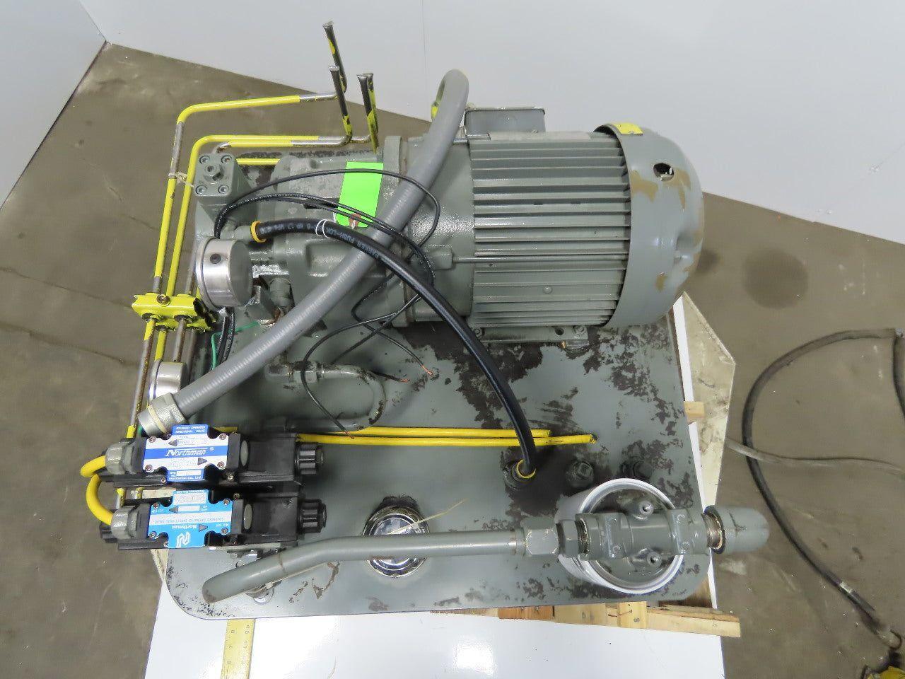 Northman VPVC-F40-A2-10 5Hp 208/230-460V Hydraulic Power Unit 10.5GPM 200-500PSI