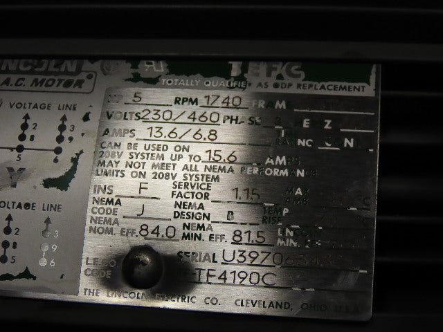 Northman VPVC-F40-A2-10 5Hp 208/230-460V Hydraulic Power Unit 10.5GPM 200-500PSI