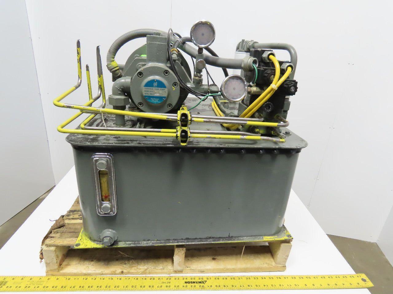 Northman VPVC-F40-A2-10 5Hp 208/230-460V Hydraulic Power Unit 10.5GPM 200-500PSI