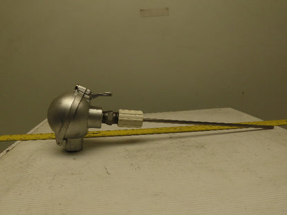 Omega TX250 Two Wire T/C Thermocouple Transmitter W/Housing & 10" probe