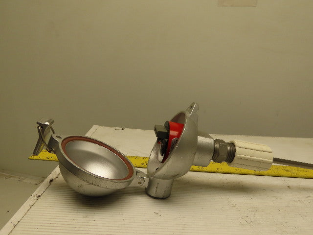 Omega TX250 Two Wire T/C Thermocouple Transmitter W/Housing & 10" probe