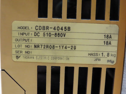 Yaskawa CDBR-4045B Dynamic Braking Module