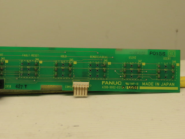 Fanuc A20B-9002-0310/02B Operator Panel Board No Face Plate