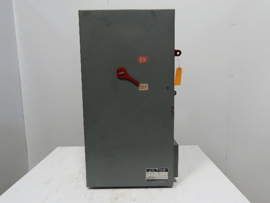 General Electric DFPH-365 600V 400A Bus Bussway Plug Fusible Disconnect