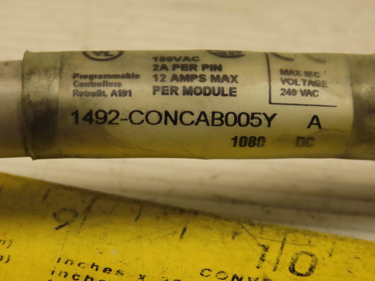 Allen Bradley 1492-CONCAB005Y/A Pre Wired Module Cable 0.5M Long Series A