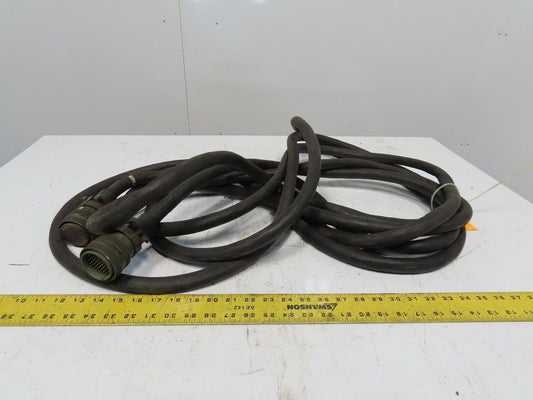 Amphenol/Cannon 31' Circular Connector Cord Assembly 51 Pin Male & Female