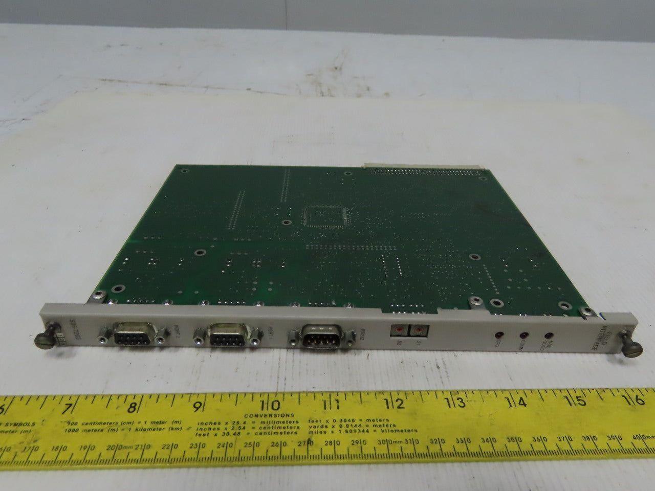 Siemens 505-7202 Field Interface Module Dual Port Rev B