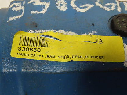 410:1 Ratio Helical Inline Gear Reducer 4.26RPM Output