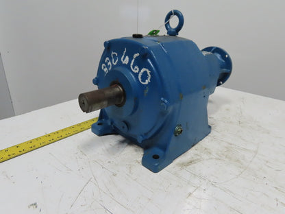 410:1 Ratio Helical Inline Gear Reducer 4.26RPM Output