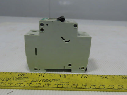 Moeller FAZ6-2-C32 32AMP 2 Pole Circuit Breaker DIN Rail Mount