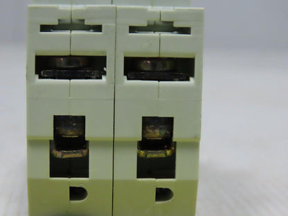 Moeller FAZ6-2-C32 32AMP 2 Pole Circuit Breaker DIN Rail Mount