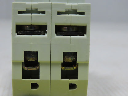 Moeller FAZ6-2-C32 32AMP 2 Pole Circuit Breaker DIN Rail Mount