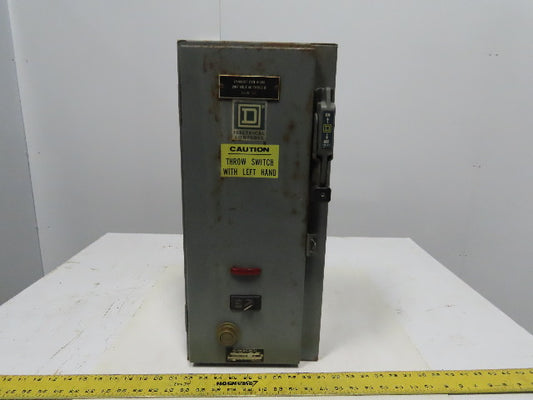 Square D Size 1 8538 SCG12 Combination Motor Starter Controller 8536 SC03D Fused
