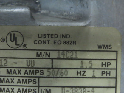 Reliance Electric 14C21 Minpak Plus Drive 1.5HP