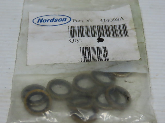 Nordson 414098A 10x15x2 Sealing Ring For LS-T 373H Liquid Adhesive Gun Lot Of 10