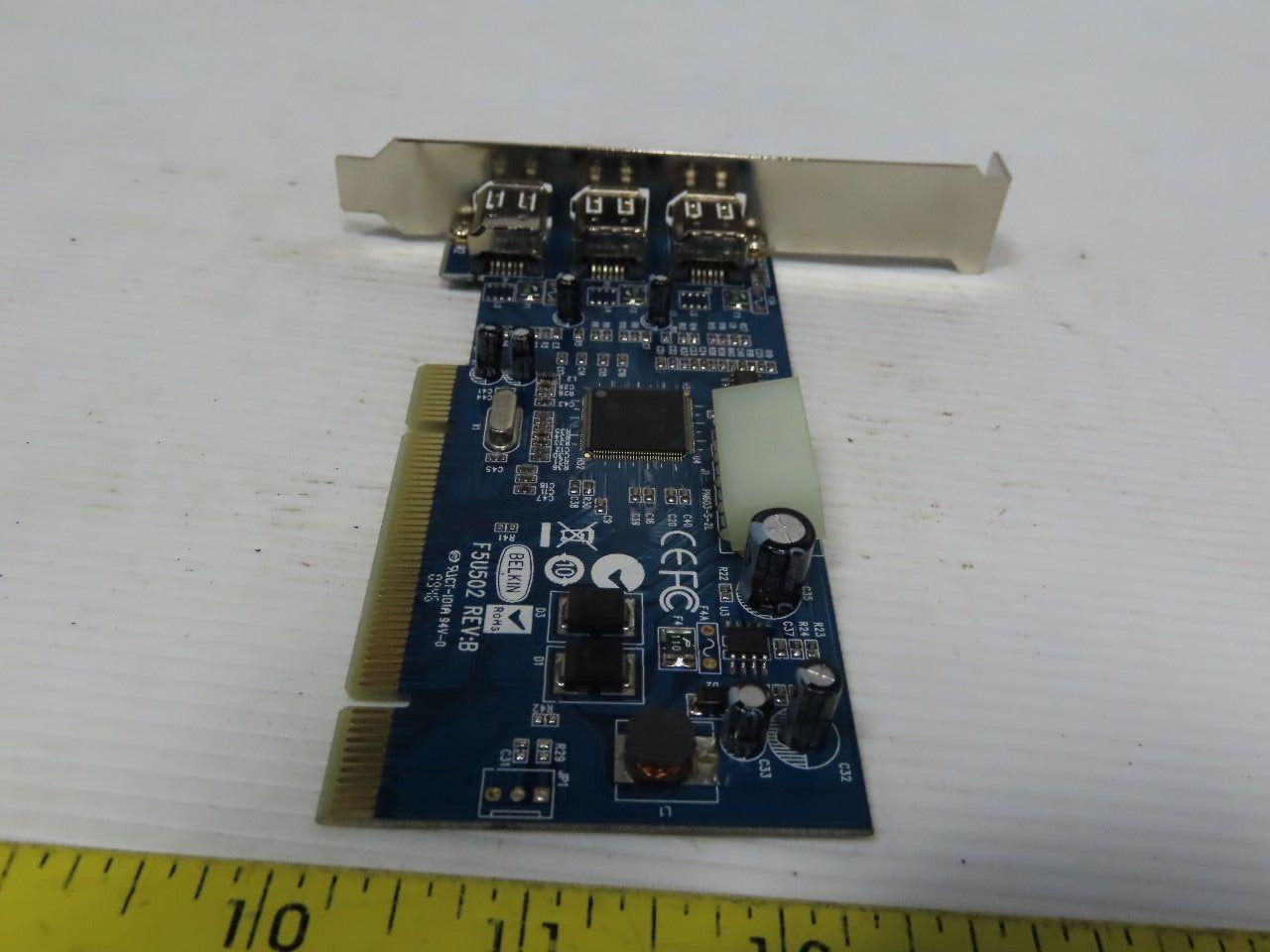 Belkin F5U502 REV B 3 Fireware Port PCI to 1394 Card
