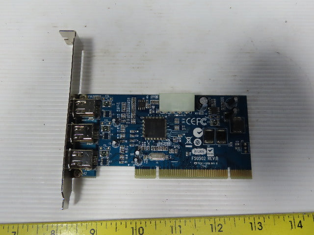 Belkin F5U502 REV B 3 Fireware Port PCI to 1394 Card