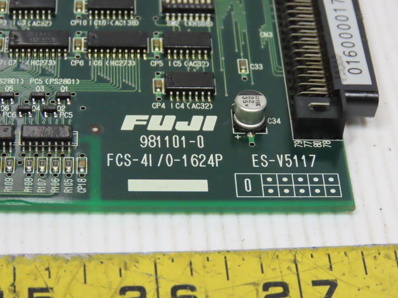 Fuji Electric 981101-0/1624P I/O Module / Board FCS-1I/O-1624P