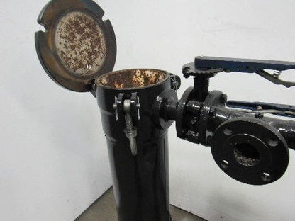 Parker 0835-1845 Dual Filter Housing Basket Strainer W/Valves 2" Flanged