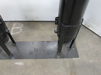 Parker 0835-1845 Dual Filter Housing Basket Strainer W/Valves 2" Flanged