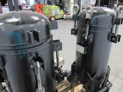 Rosedale 16-30-4F-1-150-CBSB Steel Duplex Vessel 2 Pot Filter Strainer Basket