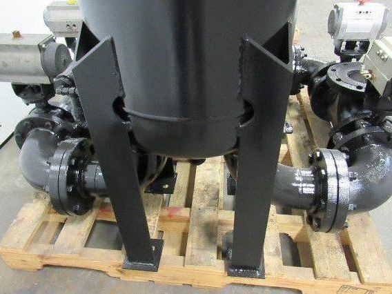 Rosedale 16-30-4F-1-150-CBSB Steel Duplex Vessel 2 Pot Filter Strainer Basket