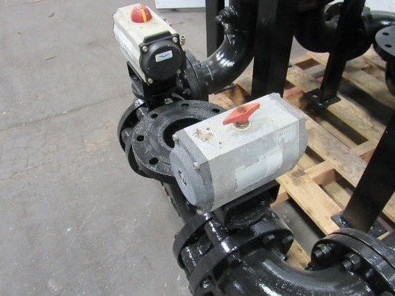 Rosedale 16-30-4F-1-150-CBSB Steel Duplex Vessel 2 Pot Filter Strainer Basket