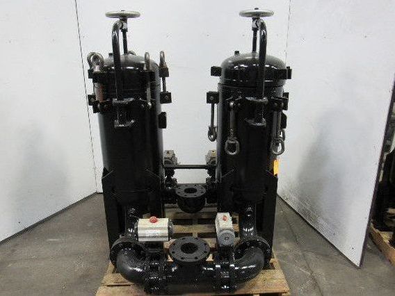 Rosedale 16-30-4F-1-150-CBSB Steel Duplex Vessel 2 Pot Filter Strainer Basket