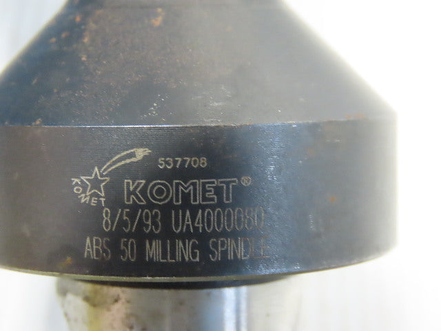 Komet ABS 50 Milling Spindle 1/2" Arbor 28mm Shank