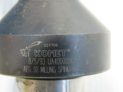 Komet ABS 50 Milling Spindle 1/2" Arbor 28mm Shank