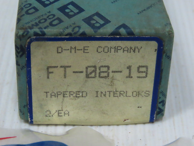 DME FT-08-19 Female Tapered Mold Interlock Lot Of 2