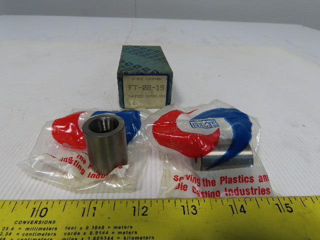 DME FT-08-19 Female Tapered Mold Interlock Lot Of 2