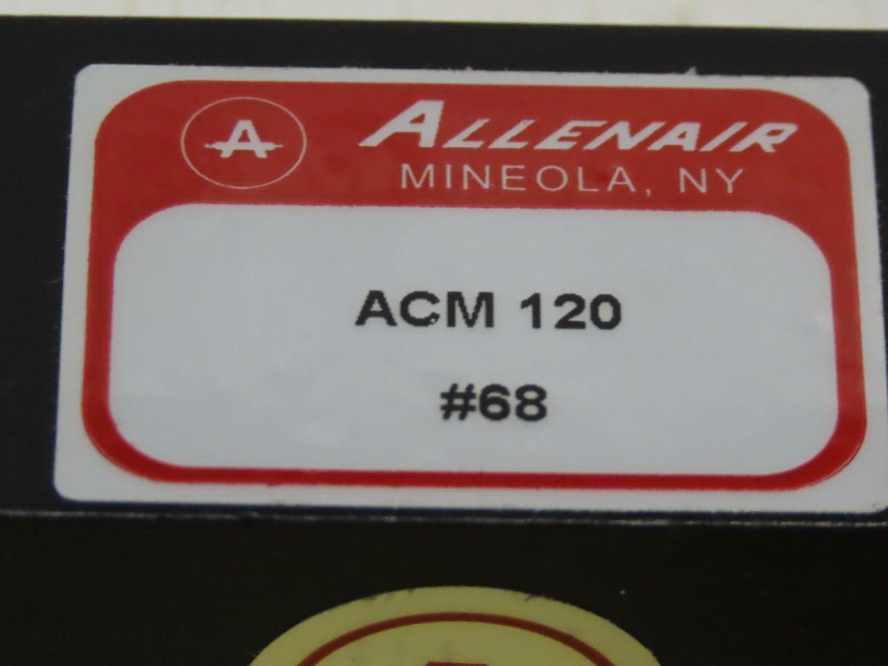 Allenair ACM-120 1-1/8" Bore 2" Stroke 1/8" NPT Pneumatic Air Clamp Cylinder