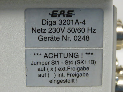 EAE DIGA3201A-4 Jam Monitoring Unit 230V 50/60Hz