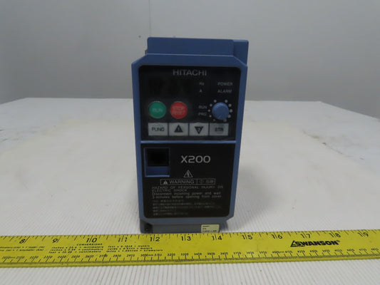 Hitachi X200-002NFU Inverter 0.2(1/4)HP  200-240V 3Phase 3.1A