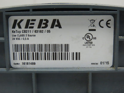 Keba KETOP CB211 Connection Box 24VDC 0.5A
