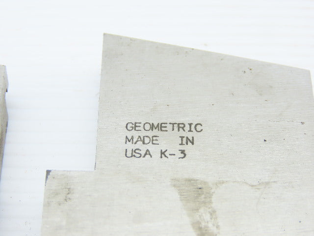 K-3 Geometric A 6-1/4-8 Pipe  1-5 Numbered Set Thread Chaser Die Heads