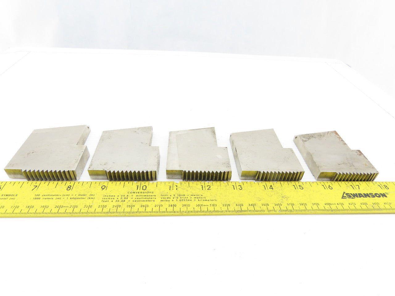 K-3 Geometric A 6-1/4-8 Pipe  1-5 Numbered Set Thread Chaser Die Heads