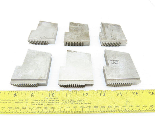 K-3 Geometric E 6-1/4-8 Pipe  1-6 Numbered Set Thread Chaser Die Heads
