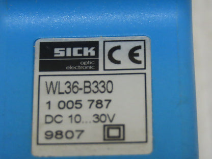 Sick WL36-B330 Photoelectric Reflex Switch 30V