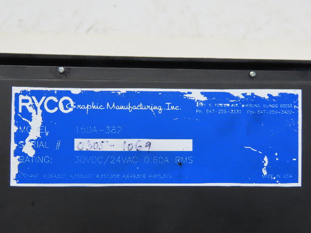 Ryco 150A-382 Display Keypad