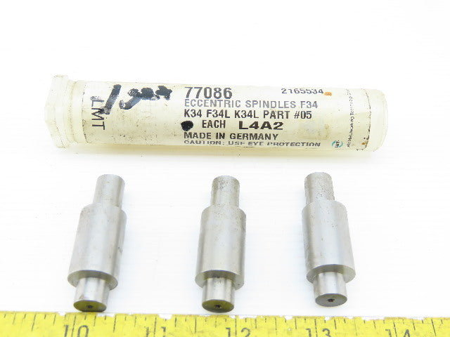 LMT 77086 Eccentric Spindles F34 K34 F34L K 34L Part #5 Lot Of 3