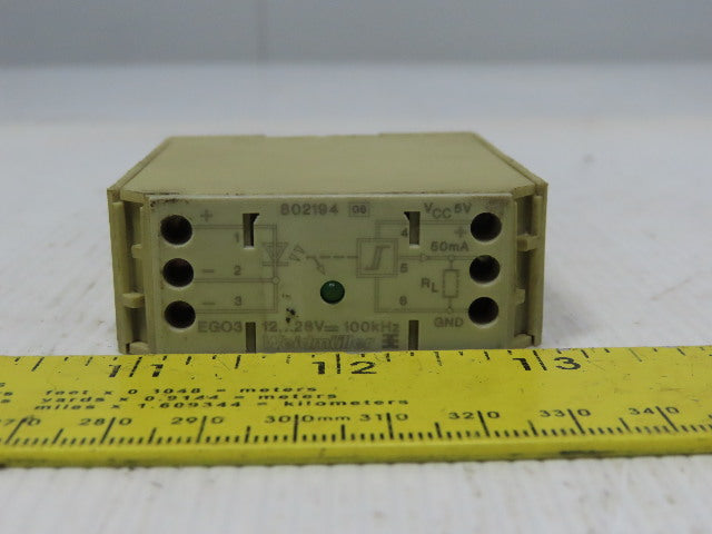 Weidmuller 802194 Ego3 Optocoupler Coupling Module 12-28V