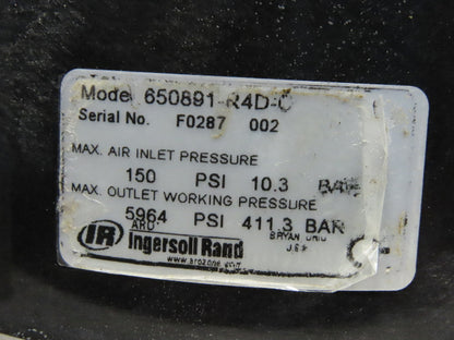 Ingersoll Rand ARO 66234-A4D8 Pneumatic Fluid Piston Pump