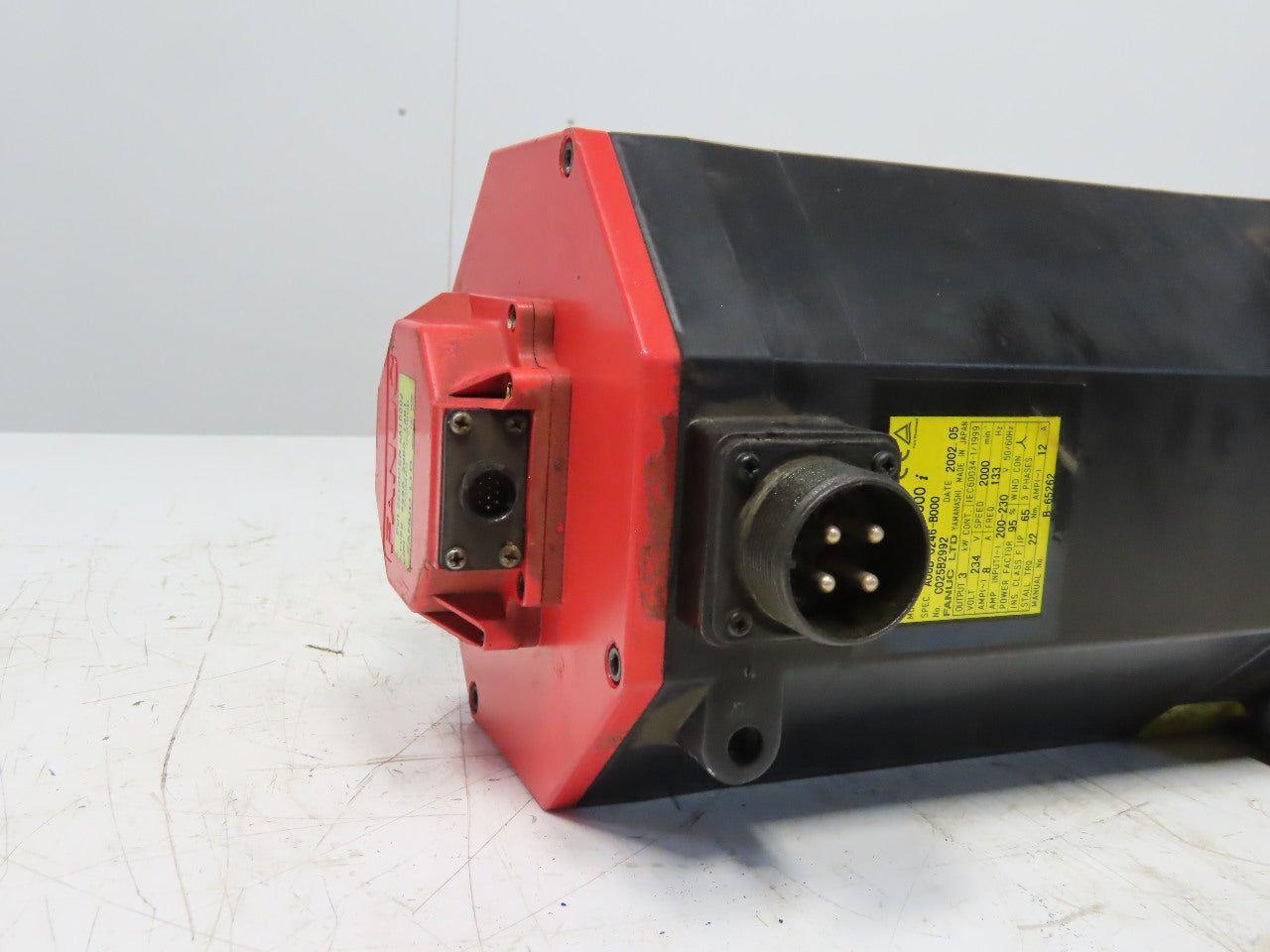 Fanuc A06B-0246-B000 C22/2000 AC Servo Motor A860-2000-T301 Pulsecoder Encoder
