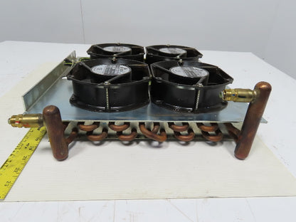 Panasonic YB-L200A8Y3E CO2 Laser Oscillator Coolant Heat Exchanger W/ Fans