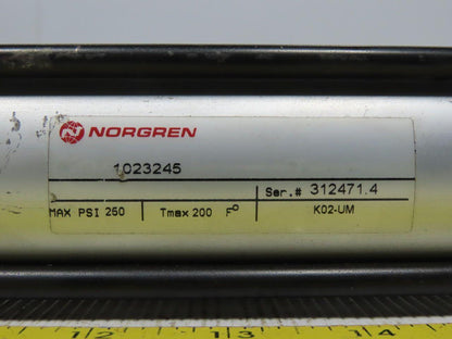 Norgren 1023245 Pneumatic Tie Rod Air Cylinder 2" Bore 13" Stroke 150PSI